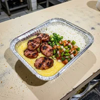 Marmita Média de Linguiça com Angu, Marmitaria Fogão de Lenha