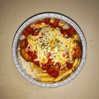 Marmitex G de Frango à Parmegiana, Quentinha de Ferro