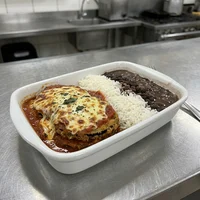 Marmita de Berinjela à Parmegiana, Verde na Marmita
