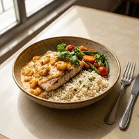 Marmita de Peixe ao Molho de Camarão, Marmitaria Peixe na Folha