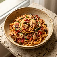Espaguete ao Molho de Atum e Alcaparras, Mare Nostro