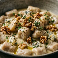 Nhoque de Castanha com Gorgonzola Doce, Alta Nebbia