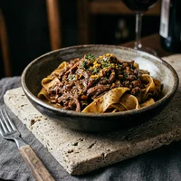 Pappardelle ao Ragu de Pato, Radice
