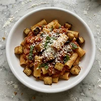 Rigatoni à Norma, Orto Verde