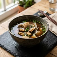 Sopa Missô com Amêijoas, Izakaya Lanterna Branca