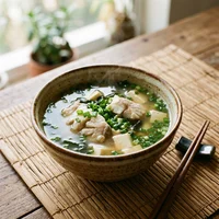 Sopa Missô com Peixe Branco, Casa Nikkei Ají