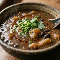 Caldo de Mocotó com Missô de Feijão, Atelier Velouté