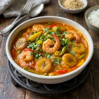 Moqueca de Camarão com Banana-da-terra, Terreiro do Dendê