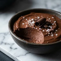 Mousse de Chocolate com Café e Flor de Sal, Alquimia Doce
