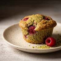 Muffin de Pistache e Framboesa, Alvorada