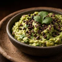 Guacamole com Nibs de Cacau, Xocolatl Cocina