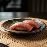 Niguiri de Atum Meio-Gordo (2 un.), Kaiseki Aoi