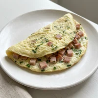 Omelete de Seis Claras com Peito de Peru, Proteína Viva