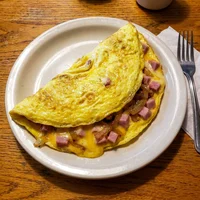 Omelete de Presunto, Queijo e Cebola, Grão Cheio