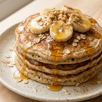 Panqueca de Banana com Mel da Casa, Horta Urbana