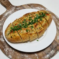 Pão de Alho de Fermentação Natural, Verde Fermento