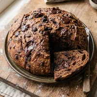 Pão Doce de Chocolate Amargo, Padaria Massa Lenta