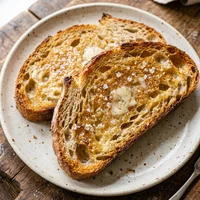 Pão na Chapa com Manteiga Fermentada, Padaria Massa Lenta