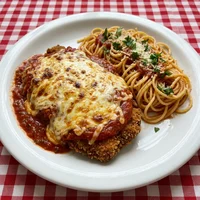 Filé à Parmegiana com Espaguete, Trattoria Bella Voce