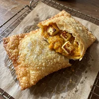 Pastel de Abóbora com Queijo Coalho, Pastelaria Verde Folha