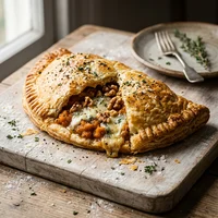 Pastel de Abóbora com Gorgonzola, Pastelaria Estica