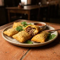 Pastelzinho de Angu com Carne de Sol, Solar das Panelas