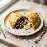 Pastel de Cogumelos com Queijo Brie, Pastelaria Estica