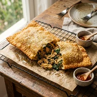 Pastel de Frango com Ora-Pro-Nóbis, Pastelaria Moinho de Pedra