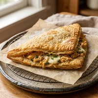 Pastel de Frango com Requeijão da Praia, Pastelaria Maré Cheia