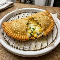 Pastel de Milho com Requeijão, Pastelaria Verde Folha