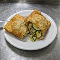 Pastel de Palmito com Ovo Cozido, Pastelaria Fogo e Farinha