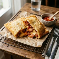 Pastel de Pizza com Linguiça Artesanal, Pastelaria Moinho de Pedra