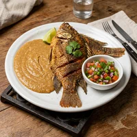 Peixe Frito com Pirão e Vinagrete, Terreiro do Dendê