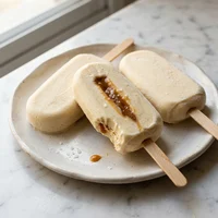 Picolé de Baunilha com Caramelo, Neve Instantânea