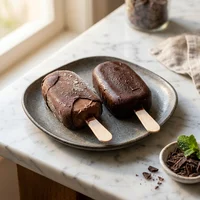 Picolé de Chocolate Belga, Neve Instantânea