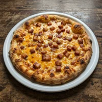 Bacon com Cheddar, Pizzaria Meia-Noite