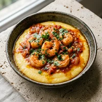 Polenta Cremosa com Camarão, Mare Nostro