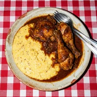 Polenta Cremosa com Frango Caipira, Cantina do Nonno Bepe