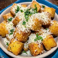 Polenta Frita com Parmesão, Chapa da Madrugada