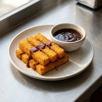 Polenta Frita com Barbecue, Defumaria da Chapa