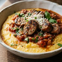 Polenta Cremosa com Salsiccia, Osteria del Cucchiaio