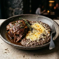 Polenta Taragna com Cordeiro Brasado, Alta Nebbia