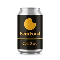 Cola SemFood Zero Lata 350 ml, Pote de Bambu