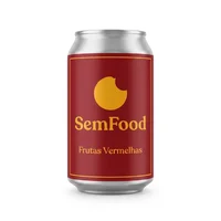 Frutas Vermelhas SemFood Lata 350 ml, Neve Instantânea