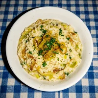 Risoto de Alho-Poró, Massa na Hora