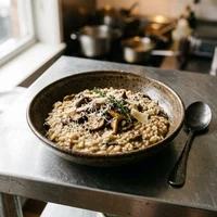 Risoto de Cogumelos com Parmesão, Marmitaria Ponto do Chef