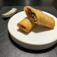 Rolinho Primavera de Carne-seca, Wok e Brasa