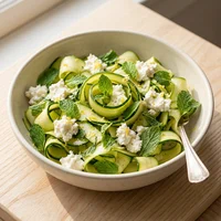 Salada de Abobrinha em Fitas com Hortelã, Horta Urbana