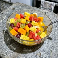Salada de Frutas Simples, Copo Cheio Açaí