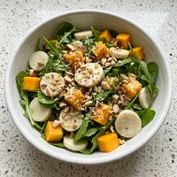 Salada de Palmito com Manga, Raiz & Folha
